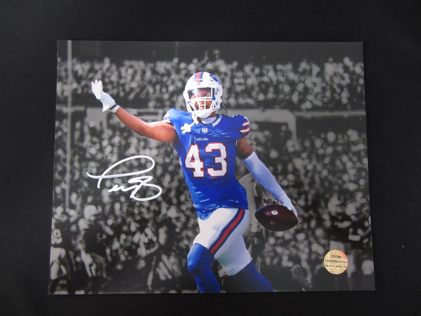 TERREL BERNARD SIGNED 8X10 PHOTO WITH COA