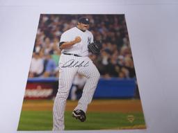 Joba Chamberlain Signed 16x20 Photo GC COA