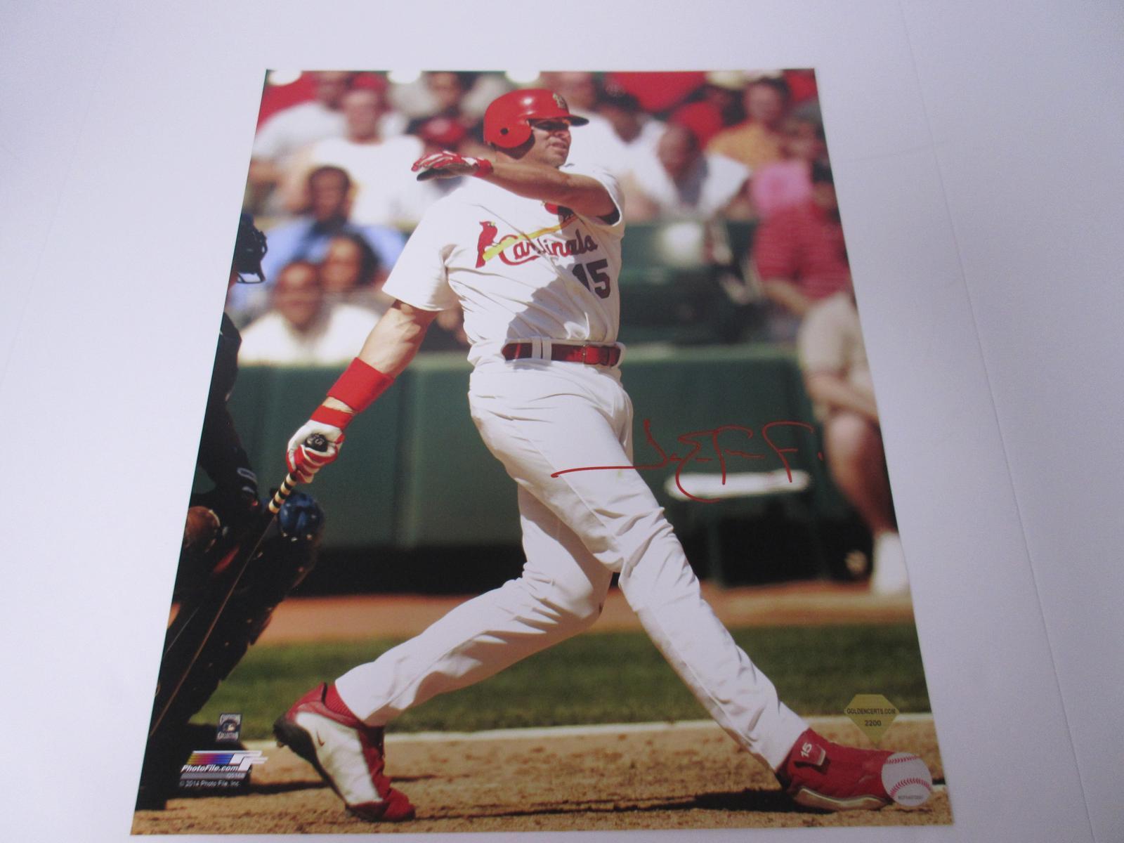 Jim Edmonds Signed 16x20 Photo GC COA