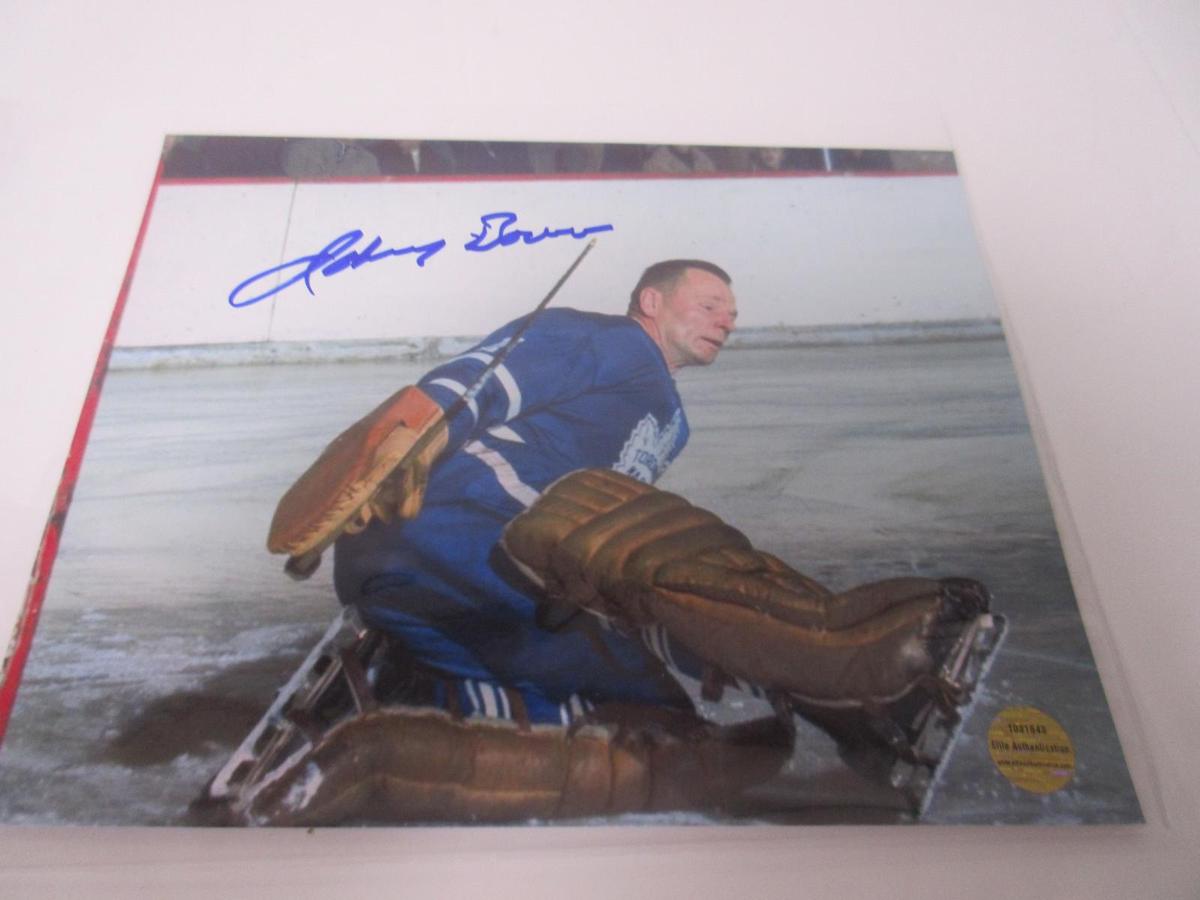 Johnny Bower Signed 8x10 Photo Elite COA