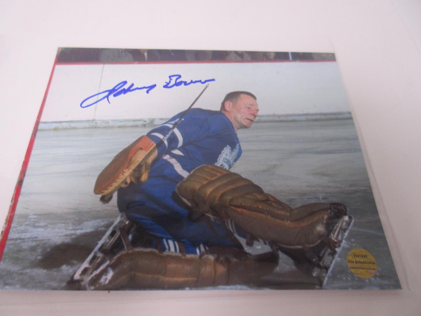 Johnny Bower Signed 8x10 Photo Elite COA