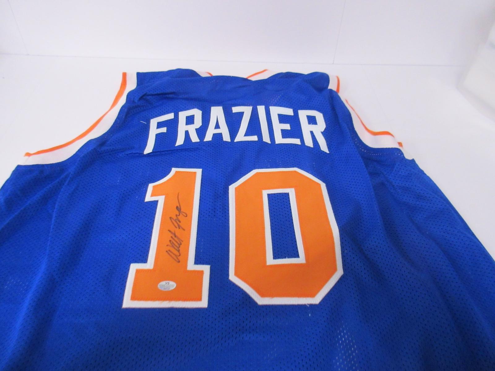 Walt Frazier Signed Jersey VSA COA