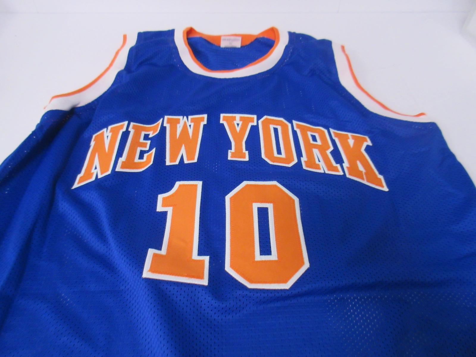 Walt Frazier Signed Jersey VSA COA