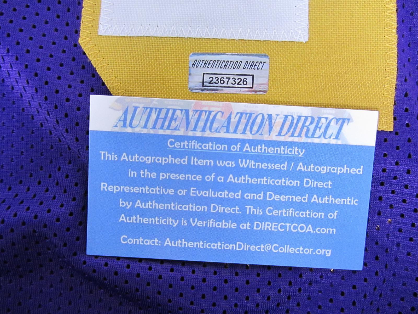 JAMES WORTHY SIGNED LOS ANGELES JERSEY COA