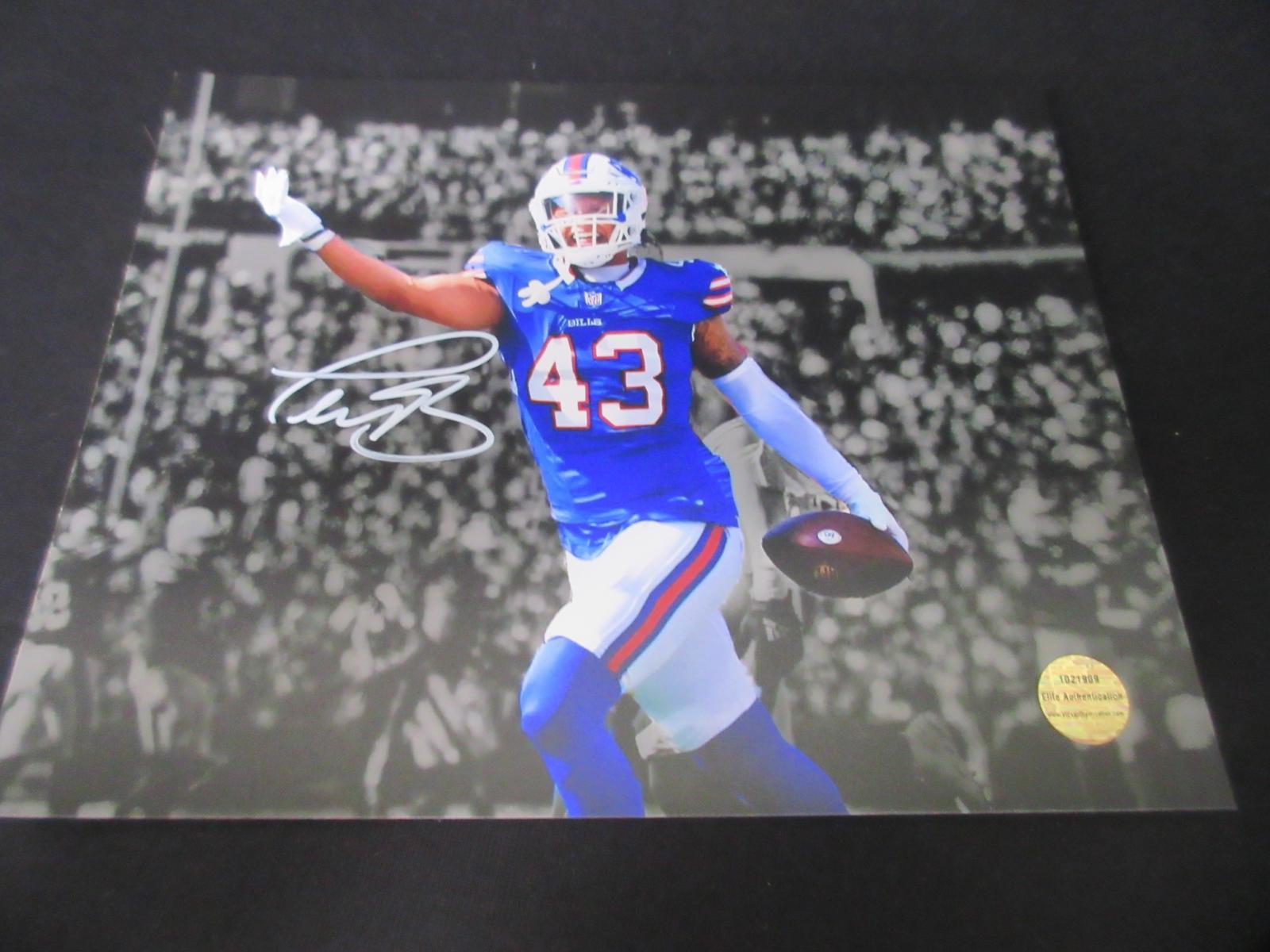 TERREL BERNARD SIGNED 8X10 PHOTO WITH COA
