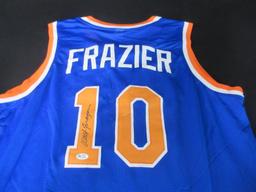 WALT FRAZIER SIGNED JERSEY WITH COA KNICKS