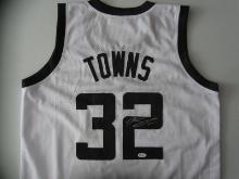 KARL ANTHONY TOWNS SIGNED JERSEY WITH COA