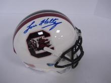 LOU HOLTZ SIGNED GAMECOCKS MINI HELMET COA