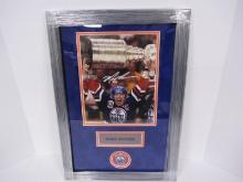 FRAMED MARK MESSIER SIGNED 8X10 PHOTO COA