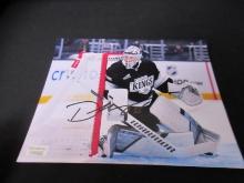 DARCY KUEMPER SIGNED 8X10 PHOTO KINGS COA