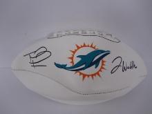 TAGOVAILOA WADDLE SIGNED FOOTBALL COA