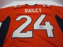 Champ Bailey signed Jersey w/ TSA coa