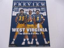 PAT WHITE SIGNED 16X20 PHOTO WVU ELITE COA