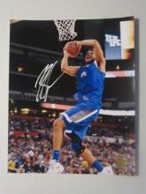 KARL-ANTHONY TOWNS SIGNED 8.5X11 PHOTO COA