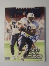 EDDIE GEORGE SIGNED MAGAZINE WITH COA