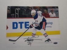 LEON DRAISAITL SIGNED 8.5X11 PHOTO WITH COA