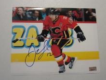 JEROME IGINLA SIGNED 8.5X11 PHOTO WITH COA