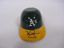 MARK MCGWIRE SIGNED A'S SUNDAE HELMET COA