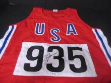 BRUCE JENNER SIGNED USA 935 JERSEY COA