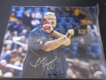 BOB HUGGINS SIGNED 16X20 PHOTO JSA COA