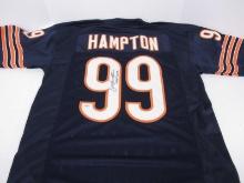 BEARS DAN HAMPTON SIGNED JERSEY TSA COA