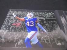 TERREL BERNARD SIGNED 11X17 PHOTO TSA COA