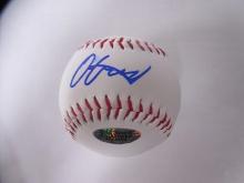 O'Neal Cruz Signed Baseball TSA COA