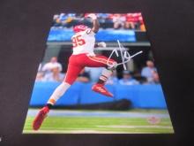 CHRIS JONES SIGNED 8.5X11 PHOTO VS COA