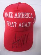 Donald Trump Signed MAGA Hat Heritage COA