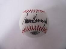 Donald Trump Signed Baseball TSA COA