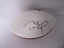 Tom Brady Signed Logo Football TSA COA