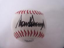 Donald Trump Signed Baseball TSA COA