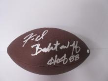 Fred Biletnikoff Signed Football Player Holo GTSM