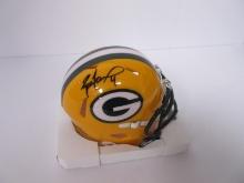 Brett Favre Signed Mini Helmet Player Holo