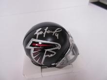 Brett Favre Signed Mini Helmet Player Holo