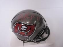 Rob Gronkowski Signed Mini Helmet Player Holo