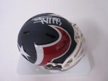 JJ Watt Signed Mini Helmet Player Holo