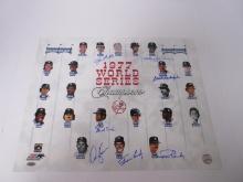 1980 Yankees Multi Signed 16x20 Photo TSA COA