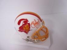 Steve Young Signed Mini Helmet Player Holo