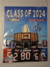 ANDRE JOHNSON SIGNED PHOTO WITH COA