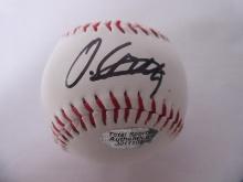 O'Neal Cruz Signed Baseball TSA COA