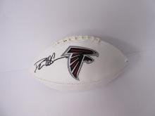 D. Sanders Signed Logo Football Player Holo GTSM