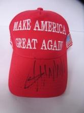 Donald Trump Signed MAGA Hat Heritage COA
