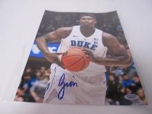 Zion Williamson Signed 8x10 Photo TSA COA