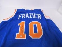 Walt Frazier Signed Jersey VSA COA