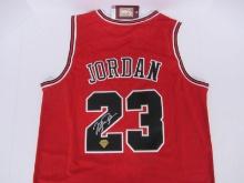 MICHAEL JORDAN SIGNED BULLS 23 JERSEY COA