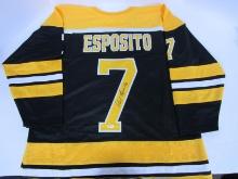 PHIL ESPOSITO SIGNED BOSTON 7 JERSEY FSG COA