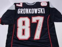 PATRIOTS ROB GRONKOWSKI SIGNED JERSEY GTSM