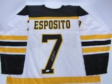PHIL ESPOSITO SIGNED BOSTON 7 JERSEY FSG COA