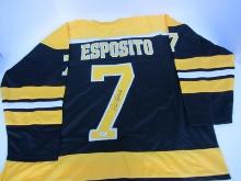 PHIL ESPOSITO SIGNED BOSTON 7 JERSEY FSG COA
